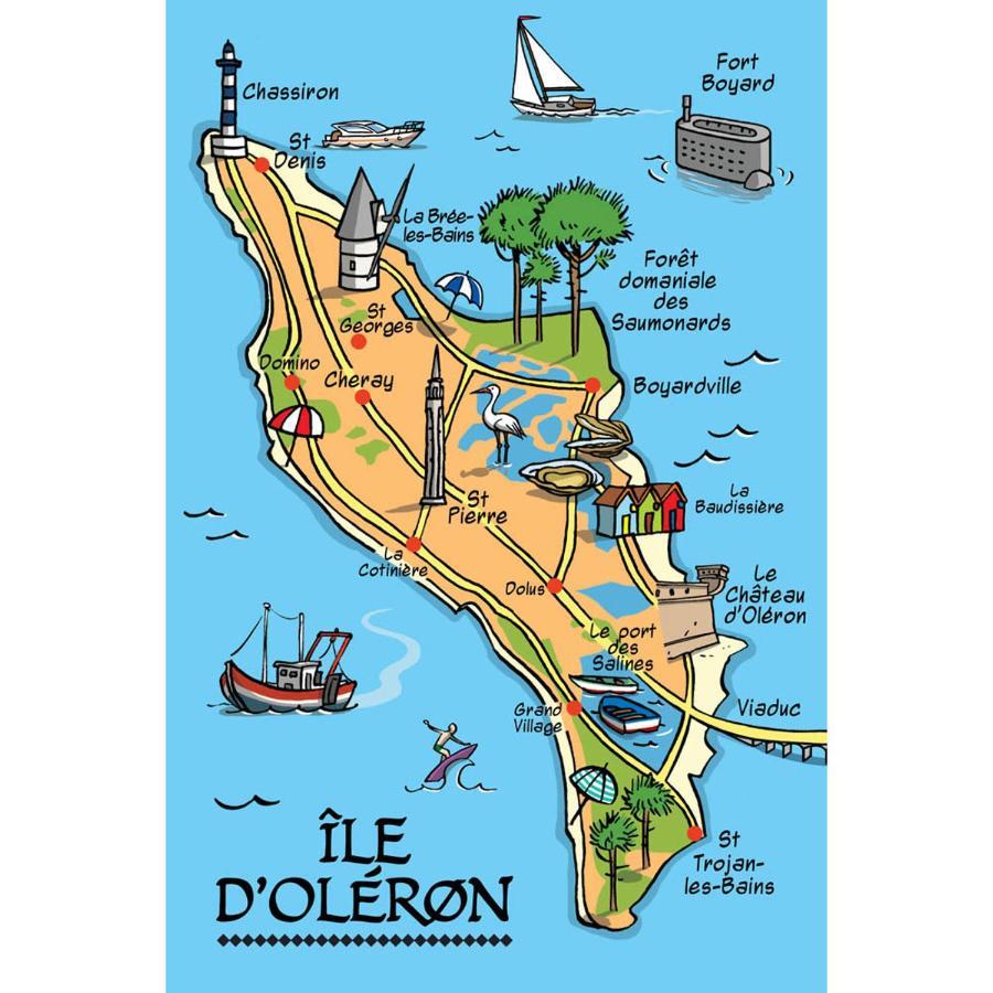 Les Amareyeurs - Ile D'Oleron - Maison Classee 3 Etoiles Avec Piscine - Clim - Velos Le Château-dʼOléron Dış mekan fotoğraf