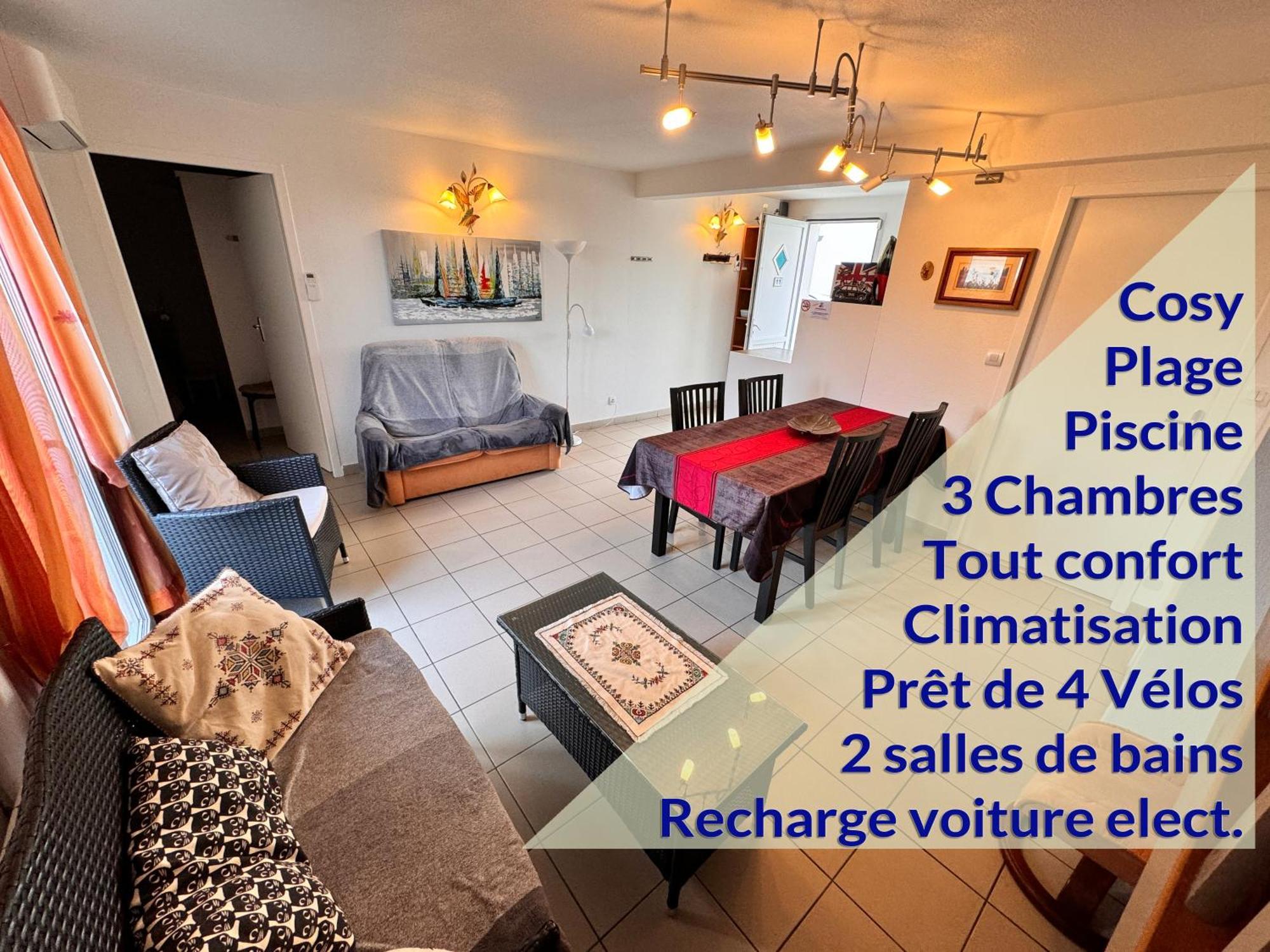Les Amareyeurs - Ile D'Oleron - Maison Classee 3 Etoiles Avec Piscine - Clim - Velos Le Château-dʼOléron Dış mekan fotoğraf